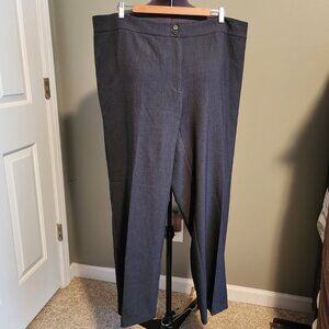 Calvin Klein 18W Gray Suit Work Pant